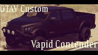 GTAV Custom  Vapid Contender [upl. by Hilly]