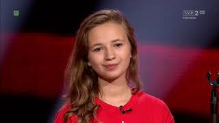 Ania Dąbrowska  The Voice KidsPrzesłuchania w ciemno quot Wybór [upl. by Wolenik554]