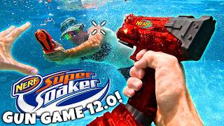 NERF GUN GAME  SUPER SOAKER EDITION 120 Nerf First Person Shooter [upl. by Naneek]