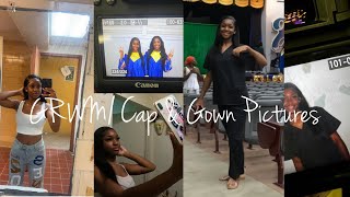 GRWM Cap amp Gown Pictures 📸👩🏽‍🎓 [upl. by Thora]