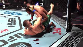 Royce Gracie vs Conor McGregor Live LasVegas USA simulation fight [upl. by Nnahteb]