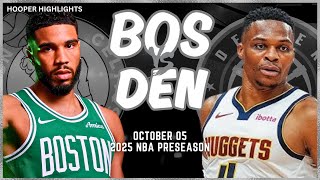 Boston Celtics vs Denver Nuggets Full Game Highlights  Oct 5  2024 Abu Dhabi Games [upl. by Urbano]