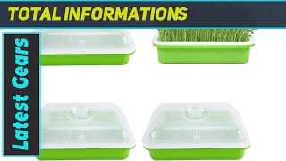 Seed Sprouter Tray with Lid for Healthy and Fast Seed Germination [upl. by Haron607]