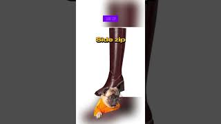 Modatope Knee High Boots for Women Chunky Heel Rounded Toe Womens Tall Boots [upl. by Elbon479]