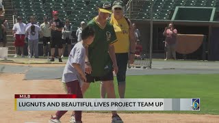 11 pm  Lansing Lugnuts and Beautiful Lives Project team up for the third time [upl. by Dlawso395]