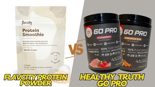 Flavcity Protein Powder vs Healthy Truth Go Pro [upl. by Eaner]