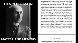 Bergson Matter and Memory introduction [upl. by Dermott759]