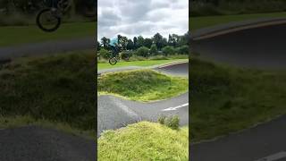 Zetland pump track box jump bmx bmxjump pumptrack [upl. by Enihpled]