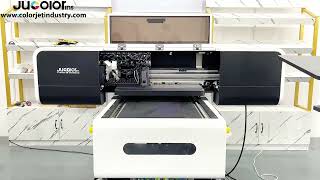 JUCOLOR 6090pro UV printer with CCD system [upl. by Rechaba235]