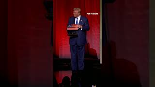 Trump receives big welcome at 2024 Fox Nation PatriotAwards to receive Patriot of the Year award [upl. by Irb383]