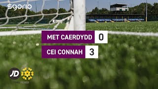 Uchafbwyntiau  Highlights  Met Caerdydd 03 Cei Connah [upl. by Uyerta]