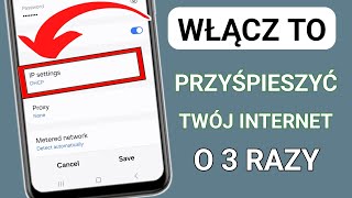 Włącz to w telefonie z Androidem aby POTROIĆ prędkość Internetu [upl. by Ellita]