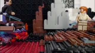 LEGO STAR WARS EpisodeⅢ Anakin Skywalker vs ObiWan Kenobi [upl. by Ahseikan]