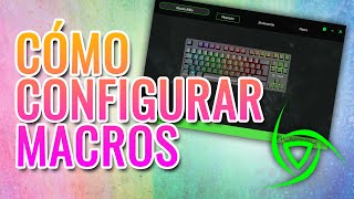 Cómo CONFIGURAR MACROS en tu teclado VSG  ¿Qué es una macro [upl. by De Witt]