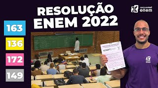 🔘Questão 163  Caderno Azul  Estatística  MATEMÁTICA ENEM 2022 [upl. by Atat]