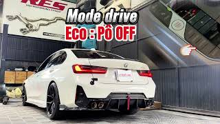 2024 BMW 330i G20 LCI  RES EXHAUST SYSTEM  POP amp BANG SOUND [upl. by Gatian]