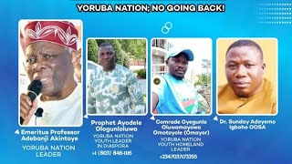 YORUBA NATION YOUTH PRESS CONFERENCE [upl. by Aaron]