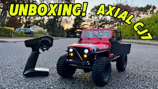 Axial CJ7 Unboxing and first drive [upl. by Bullen857]