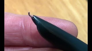 Hero 330 Fude Nib Pen Review  want a 3B nib [upl. by Ecnerual]