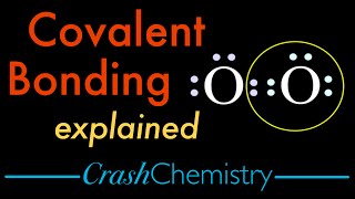 Covalent Bonding Tutorial — Covalent vs Ionic bonds explained  Crash Chemistry Academy [upl. by Weisburgh]