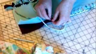 NoSew NoTie Fleece Blanket Edge How To Demonstration [upl. by Koziara730]