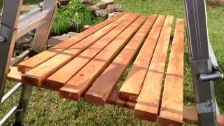 Deck Stain and Paints Rustoleum Deck Restore paint vs Flood CM UV stainpreservative [upl. by Elyl133]