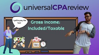 Gross Income  Included Gross Income  CPA Regulation REG Exam  Individual Tax [upl. by Nykal]