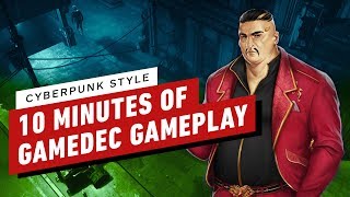 Gamedec 10 Minutes of CyberpunkThemed RPG Gameplay [upl. by Bannerman818]