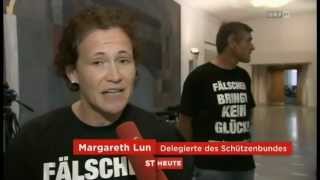 Protestaktion der Schützen im Landtag  ORF Südtirol Heute [upl. by Buttaro127]