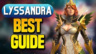 LYSSANDRA  BEST BUILD FOR RAIDS QUEEN OF SPEED [upl. by Wanids]