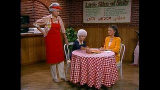 THE GOLDEN GIRLS  Dorothy amp Sophia Star in a Pizza Commercial  1989 [upl. by Blackington]