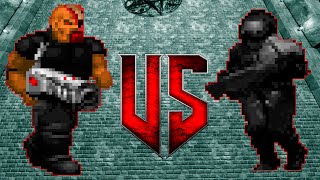 BFG Zombie Sarge EX vs Player 9 EX  Colorful Hell MOD Monster Infighting  DOOM RETRO ARENA [upl. by Annelak]