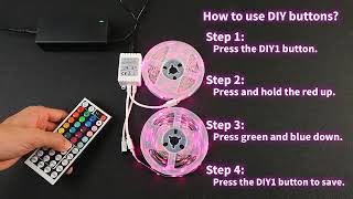 Daybetter Led Strip Lights Installation Daybetter Led Lights Instructions [upl. by Pauly]