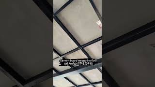 Cement board mezzanine floor hyderabad ytreels trending vboard viral [upl. by Ttenaej]