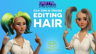 Character Creator 4 Tutorial  Editing Hair [upl. by Allit]