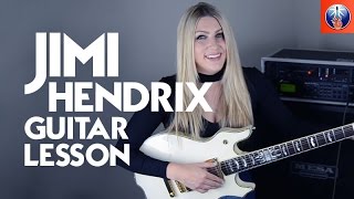 Jimi Hendrix Guitar Lesson  How to Play Crosstown Traffic [upl. by Raclima851]