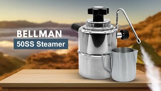 How To Use Bellman 50SS Stovetop Milk Steamer [upl. by Nac]