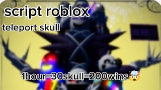 Undertale Judgement Day🍽️ script roblox teleport skull so op1hour30skull200wins🤑 [upl. by Auod542]