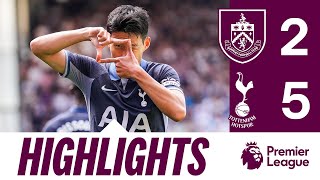 Son Heungmin Scores HatTrick In Spurs Win  HIGHLIGHTS  Burnley 25 Tottenham Hotspur [upl. by Sackville]