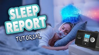 😴ResMed AirSense 10 Autoset Sleep Report Advanced Tutorial [upl. by Coats523]