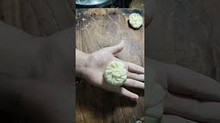 veg momos ll steamed momos llcrunchysounds foodclips  momos ytshort yummy [upl. by Eissim]