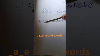 ae sound words reading englishreading english phonicslearning phonics kids basic [upl. by Sire959]