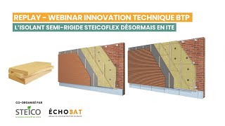 Replay webinaire Steico x Échobat – Isolation de façade avec STEICOflex [upl. by Otina990]