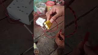 220 volts dc motor experiment shortsfeed experiment youtubeshorts diy [upl. by Sible560]