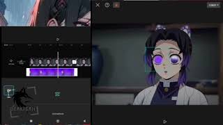 Eye Brightening in CapCut 😍  Anime edit tutorial animeedit tutorial capcut anime shinobu [upl. by Ruthven]