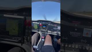 Short Field Power off 180 forward slip landing sky aviation flying [upl. by Drahsar156]