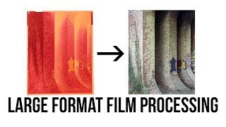 LARGE FORMAT FILM PROCESSING  C41  4x5 [upl. by Jocelin543]