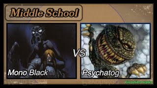 【MTG】ミドルスクール 黒コントロール vs サイカトグ Middle school Mono Black vs Psychatog [upl. by Justine]