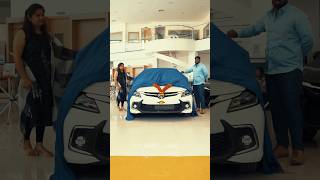 Couple Taking Delivery of 2024 TOYOTA Glanza 🔥 Hassan  India [upl. by Ecinhoj38]