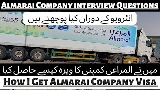 Almarai Company interview  How I Get Alamari Company Visa  Raza Uppal [upl. by Margalit]